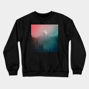 Misty Blue Forest 1 Crewneck Sweatshirt